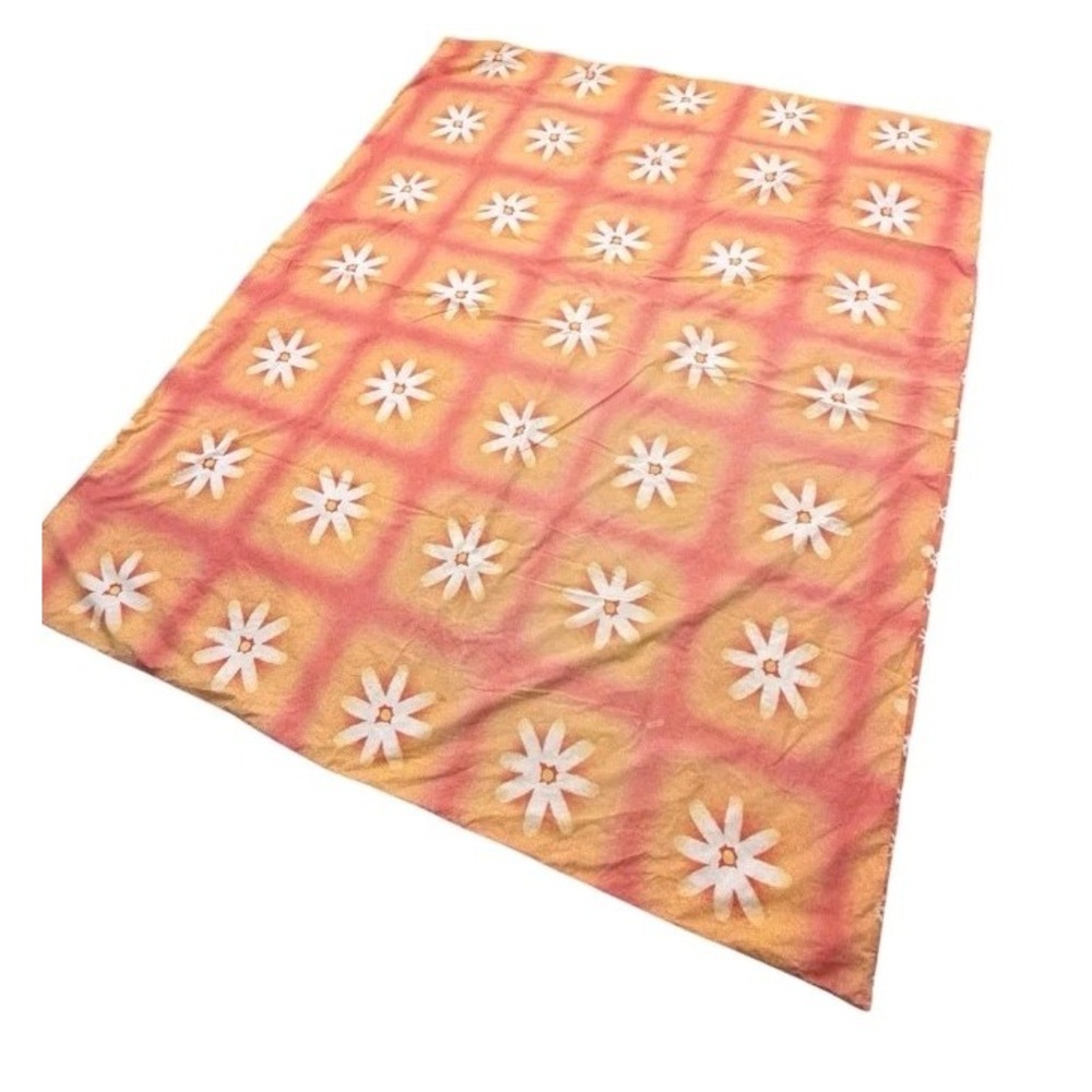 Rare Girls Duvet Cover Set Twin American Girl Orange Floral Heart Pil Sham 82x65 - Picture 10 of 11
